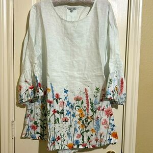 John Mark Linen Tunic Sz XL